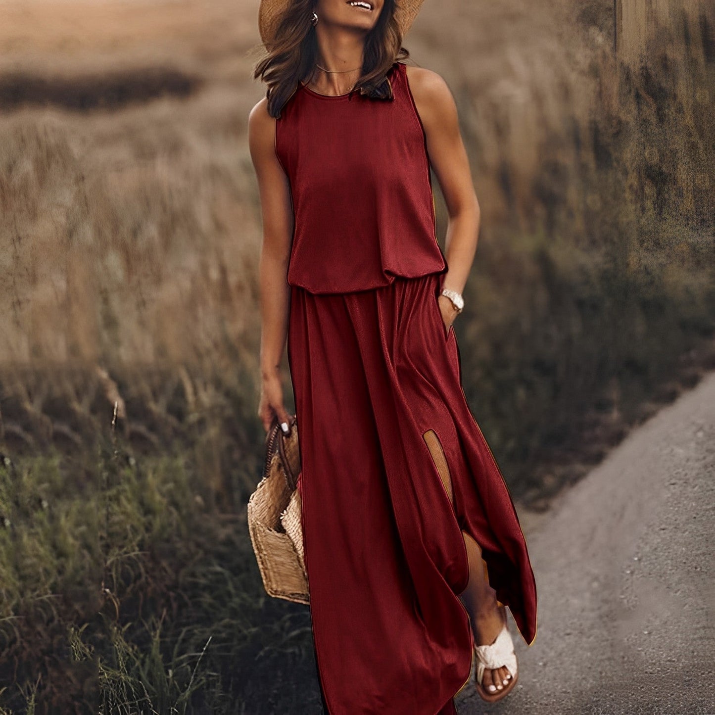 Dames Maxijurk Zomerjurk Casual Lange Jurk - StudioMarella