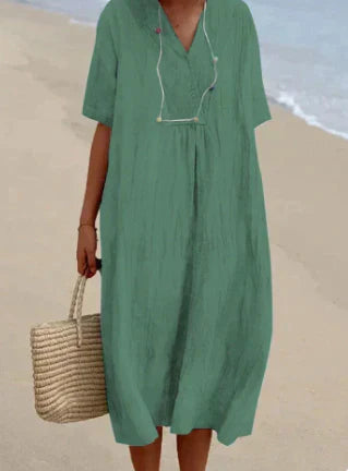 Dames Casual Midi Zomerjurk - Amanda