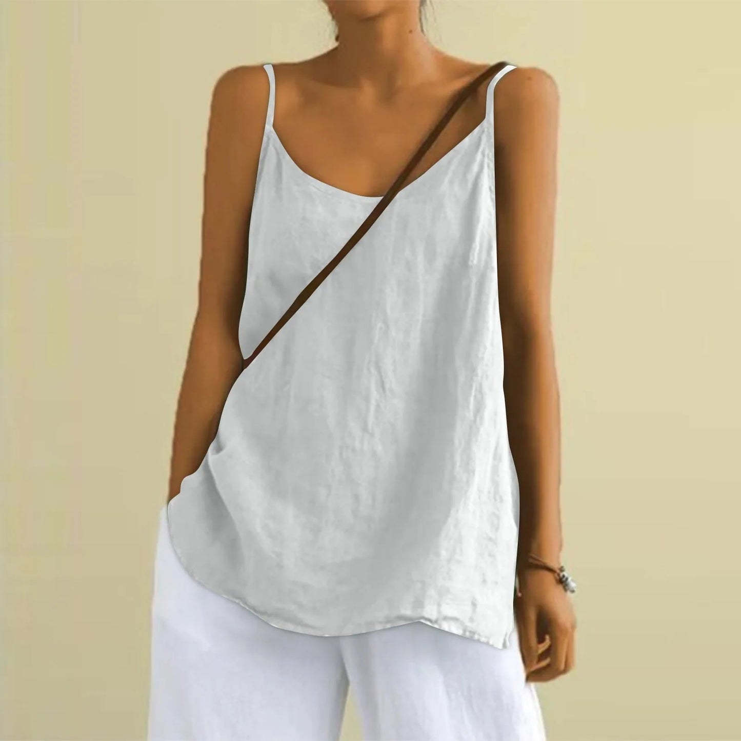 Dames Top Zomer Mouwloos Casual Korte Broek - StudioMarella