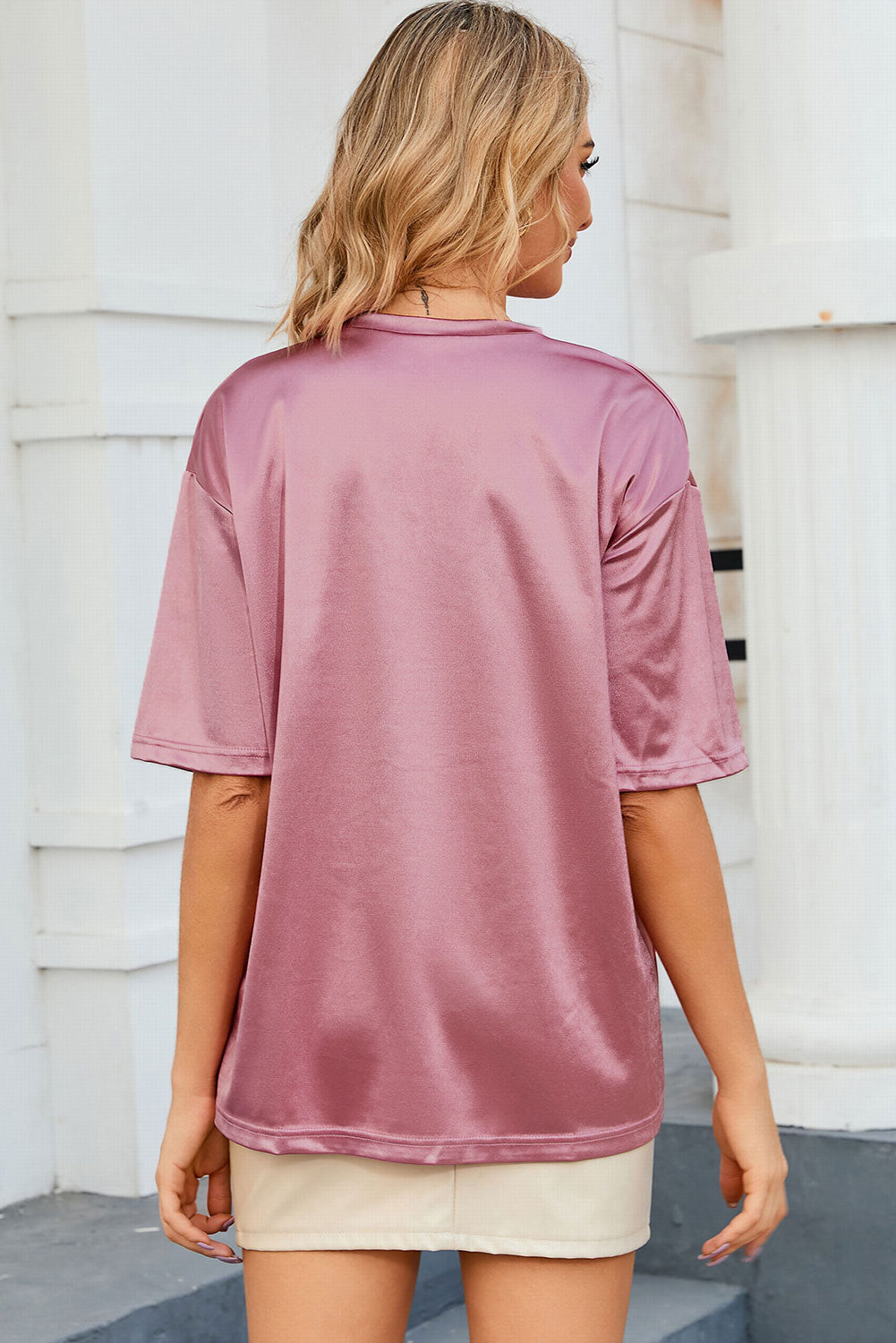 Dames Shirt Met Zakjes Casual Kleding - StudioMarella