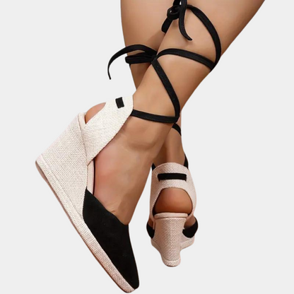 Dames Sandalen Bruin Slip-On Sienna Stijl