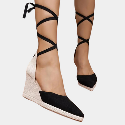Dames Sandalen Bruin Slip-On Sienna Stijl