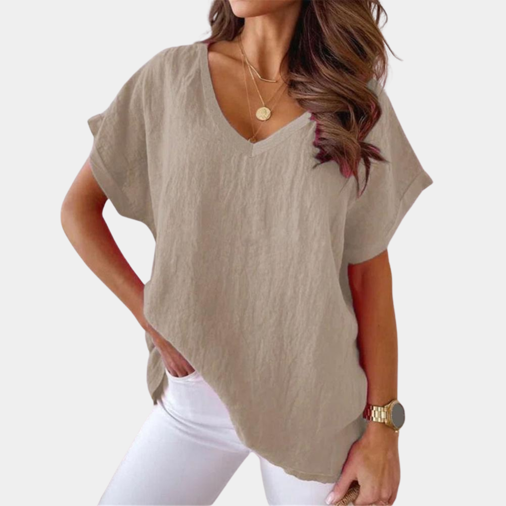 Dames T-shirt Korte Mouw Casual Zomer - StudioMarella