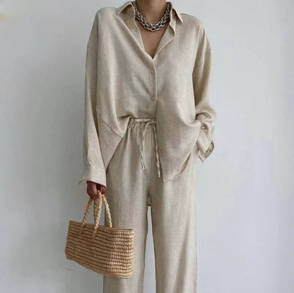 Vrouwelijke Zomerset 2-Delig Zonnejurk en Broek - StudioMarella