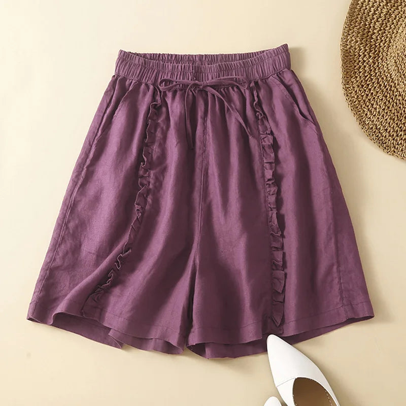 Dames Casual Zomer Shorts met Relaxte Pasvorm – Sylvie