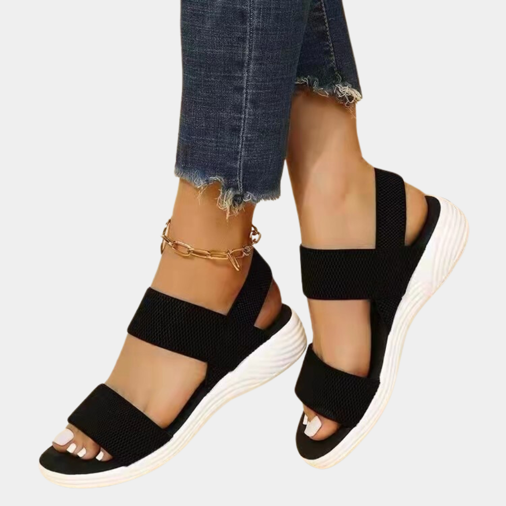 Dames Chic Platte Sandalen - Lucie