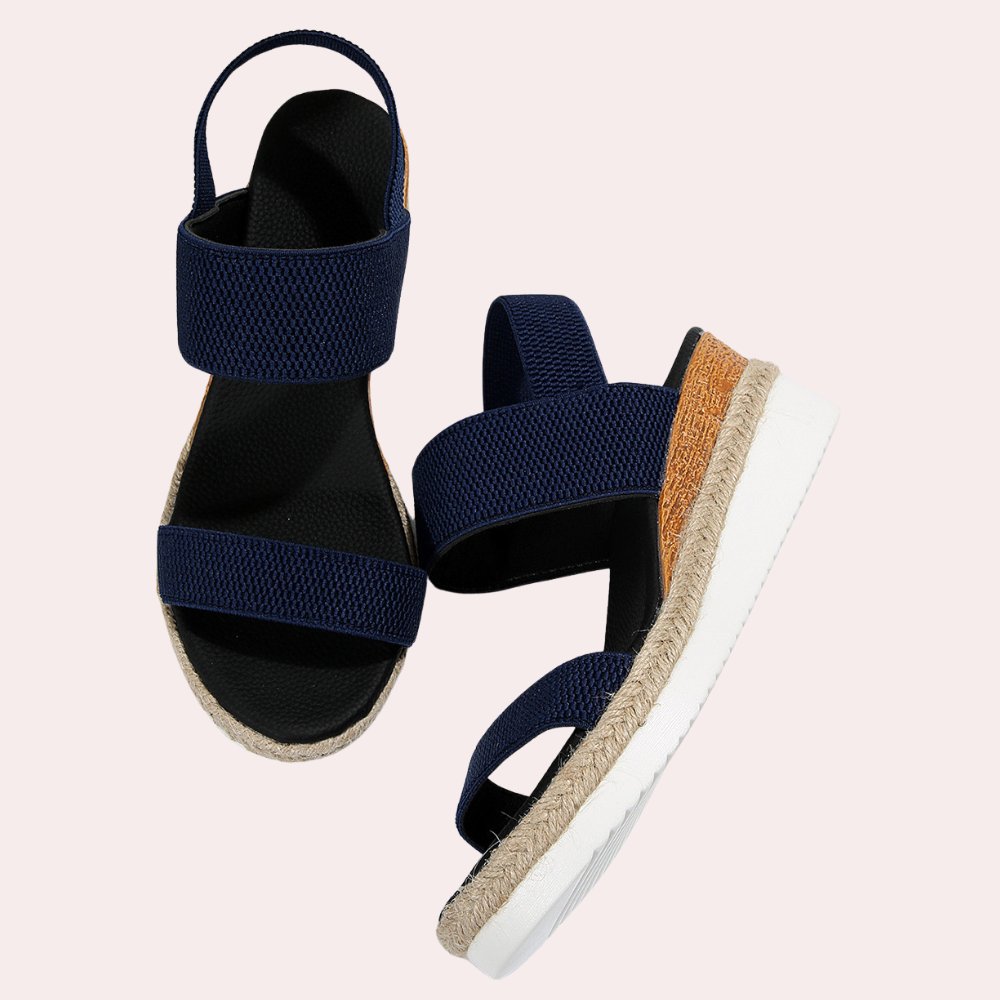 Dames Zomersandalen Strappy Comfortabel Leer - StudioMarella