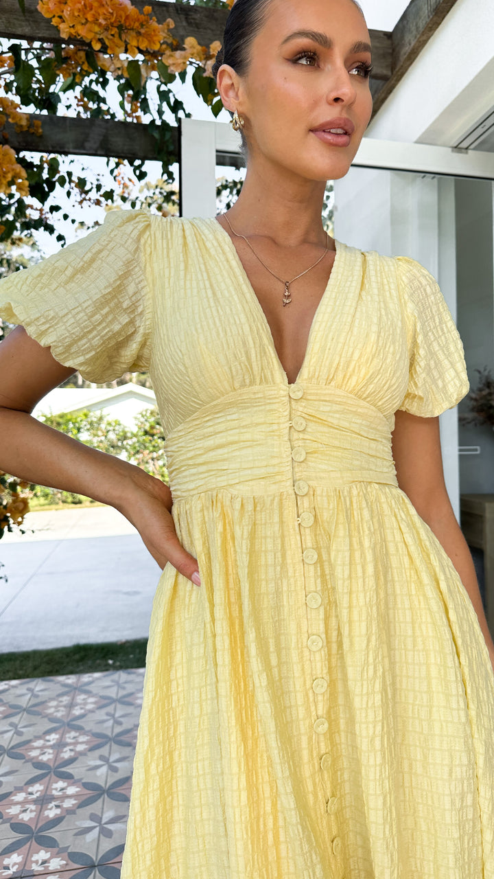 Dames Maxi Zomerjurk met Diepe V Hals