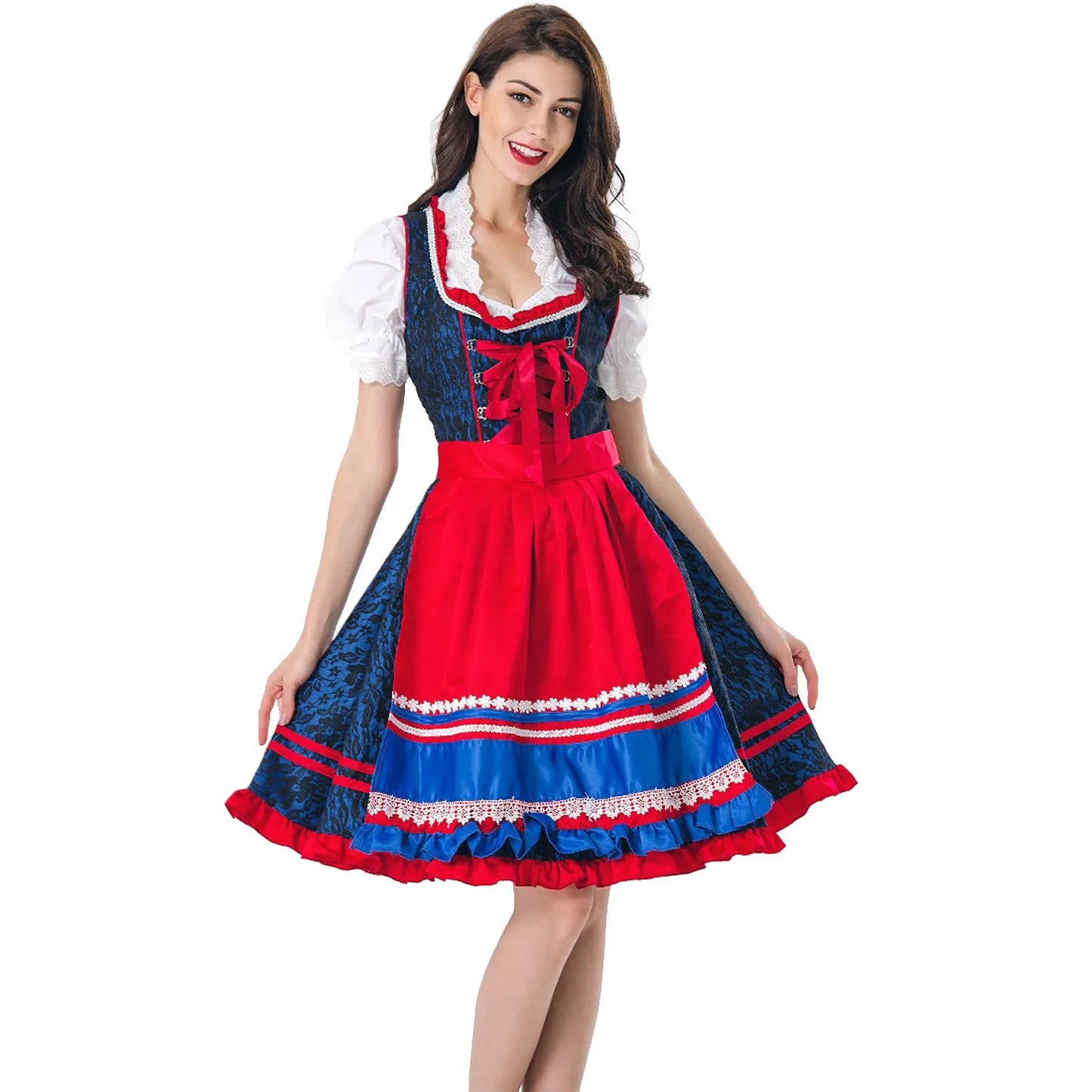 Traditionele Dirndl Jurk voor Oktoberfest Feesten