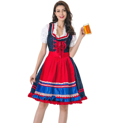 Traditionele Dirndl Jurk voor Oktoberfest Feesten