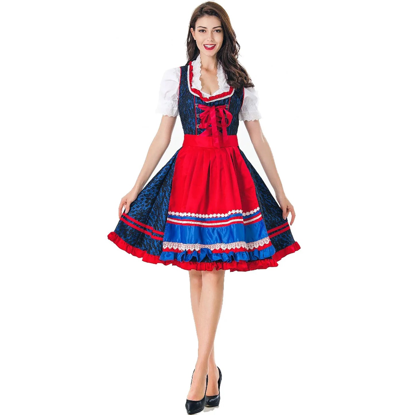 Traditionele Dirndl Jurk voor Oktoberfest Feesten