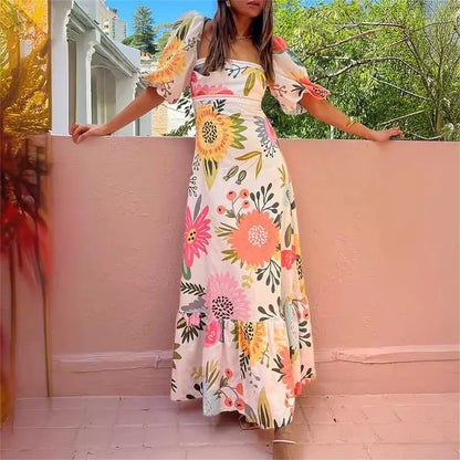 Elegante Maxi Jurk voor Vrouw Zomer Collectie - StudioMarella
