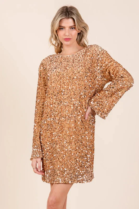 Dames Elegante glitter details Mini bruidsjurk - Sera