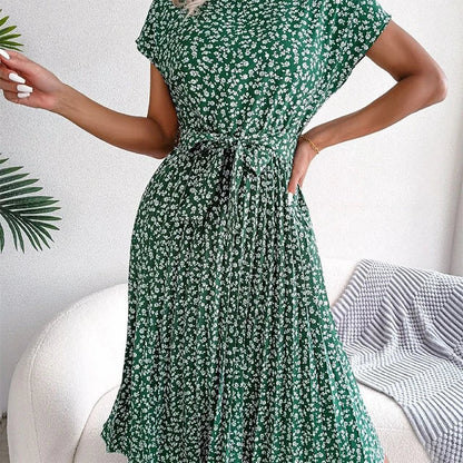 Zomerjurk voor Dames Bloemenprint Vrouwen Jurk Zomerse Stijl - StudioMarella