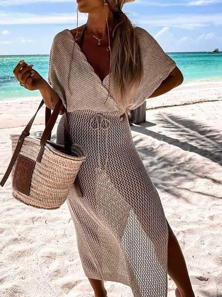 Dames Gehaakte Strandjurk - Fleur
