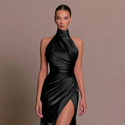Dames Halter Maxi Avondjurk - Ariadne