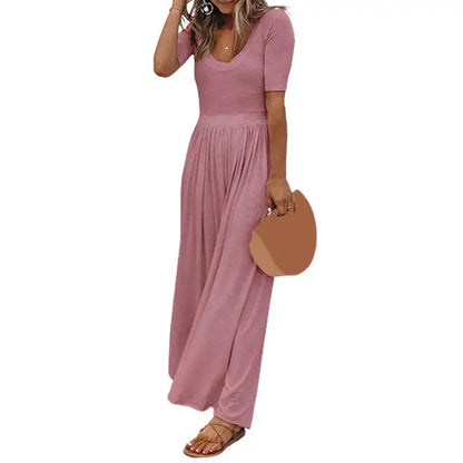 Dames Jumpsuit Zomerse Wijde Pijpen Jurk Model