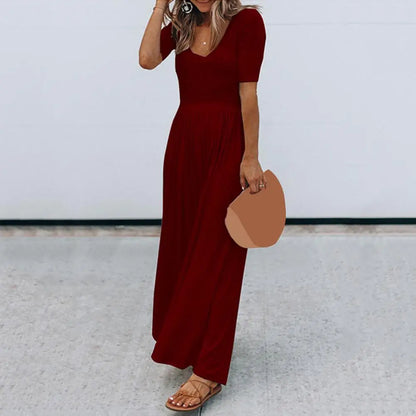 Dames Jumpsuit Zomerse Wijde Pijpen Jurk Model