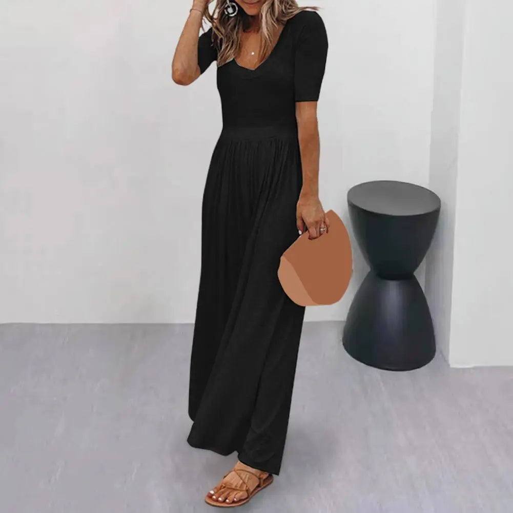 Dames Jumpsuit Zomerse Wijde Pijpen Jurk Model