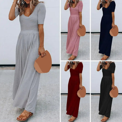 Dames Jumpsuit Zomerse Wijde Pijpen Jurk Model