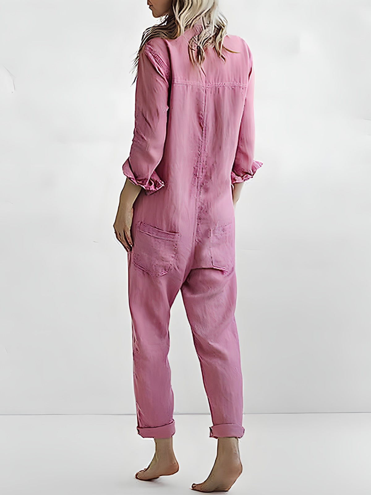 Dames Jumpsuit Lange Mouwen Elegante Avondjurk Zwart