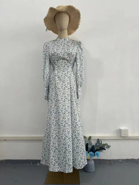 Bloemenprint Jurk Lente Zomer Elegante Vrouwelijke Stijl - StudioMarella