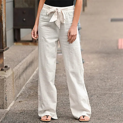 Elastische Broek Chique Aubree Stijl Zachte Taille