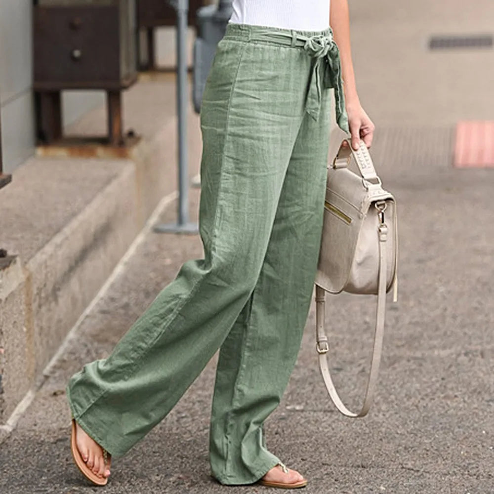 Elastische Broek Chique Aubree Stijl Zachte Taille - StudioMarella