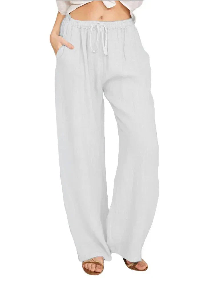 Katoenen Linnen Broek Zomerse Lichtgewicht Stijl