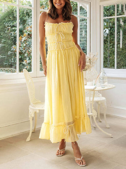 Dames Maxi Zomerjurk Laagjesjurk Lange Jurk - StudioMarella