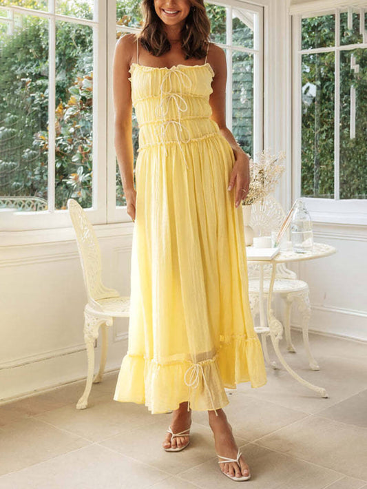 Dames Maxi Zomerjurk Laagjesjurk Lange Jurk - StudioMarella
