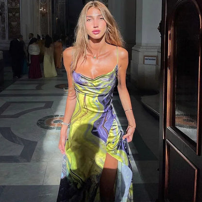 Lente Zomerjurk Vrouwelijke Print Mode Jurk