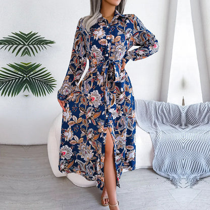 Bloemenjurk Zomerjurk Vrouwelijk Lente Model