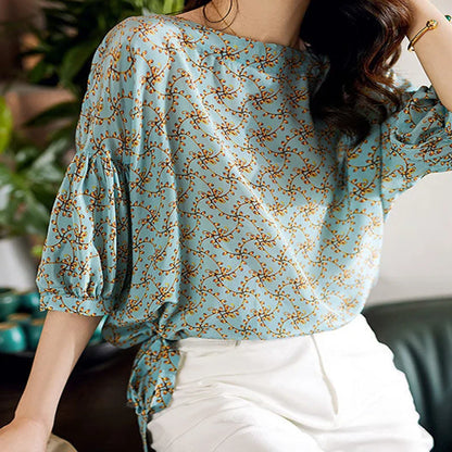 Lente Blouse Vrouwelijk Verfrissend Zomer Jurkje