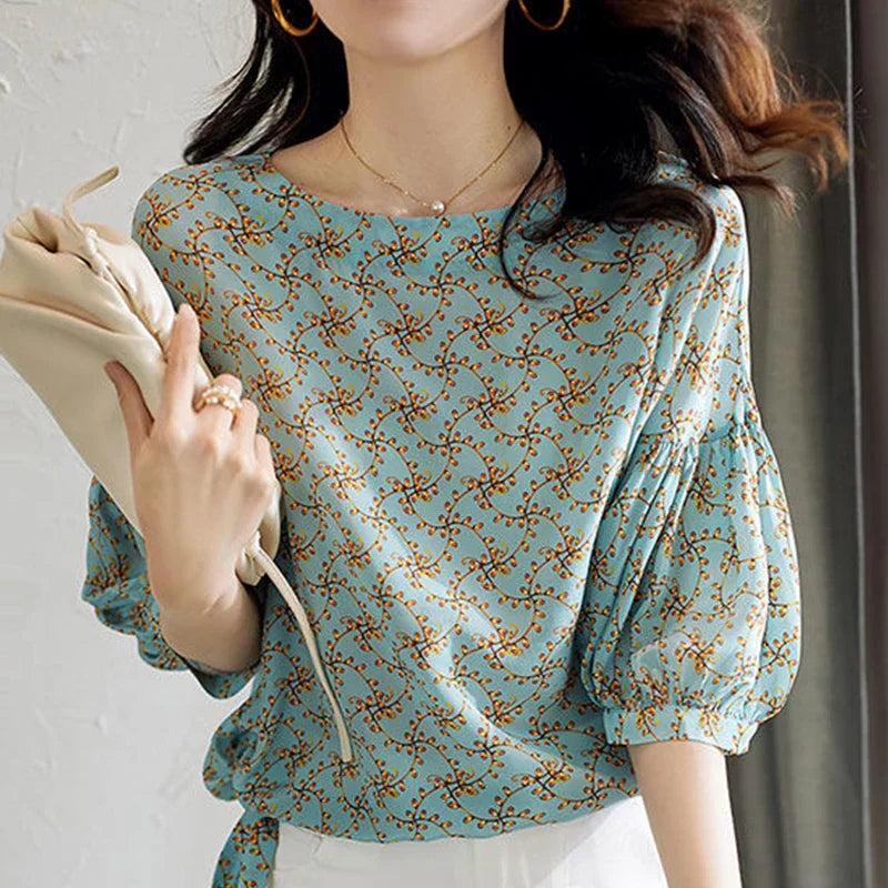 Lente Blouse Vrouwelijk Verfrissend Zomer Jurkje - StudioMarella