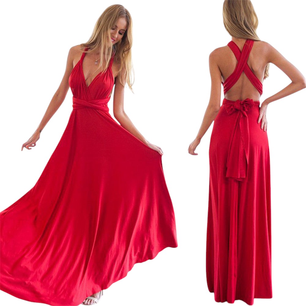 Dames Maxi Eeuwigheid Jurk - Savvy