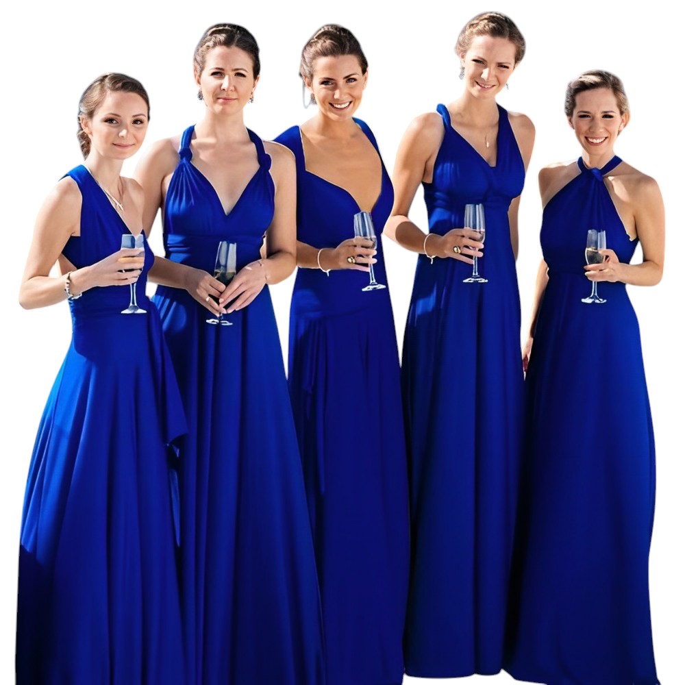 Damesjurk Maxi Elegante Zomerjurk Lange Mouw - StudioMarella