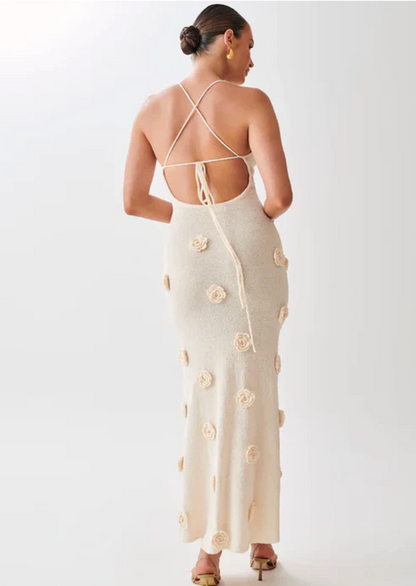 Dames Zomerjurk Maxi Jurk Open Rug Comfortabel
