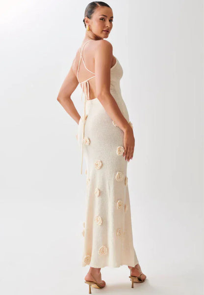 Dames Zomerjurk Maxi Jurk Open Rug Comfortabel