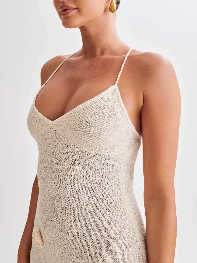 Dames Zomerjurk Maxi Jurk Open Rug Comfortabel