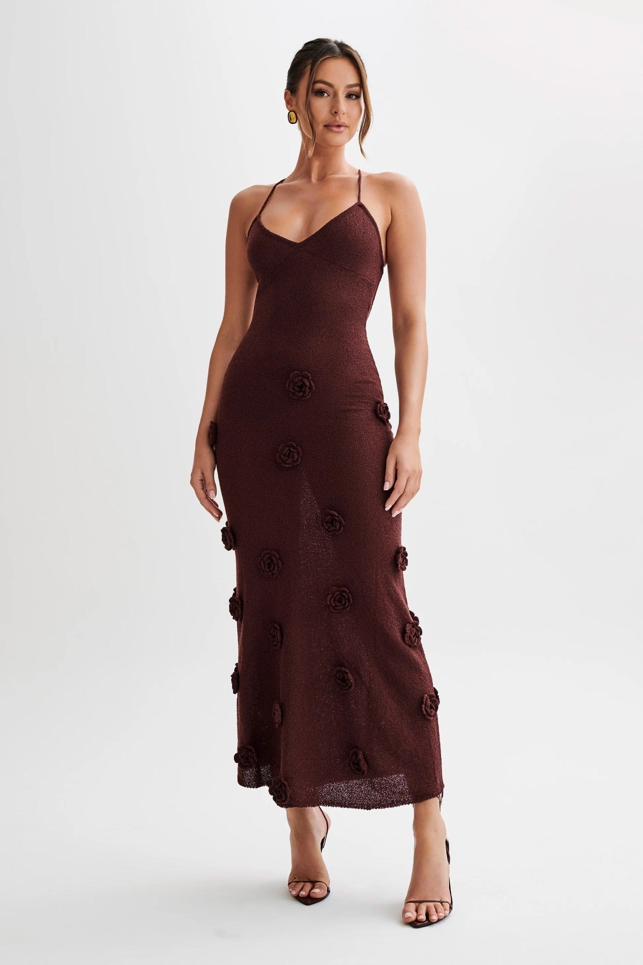 Dames Zomerjurk Maxi Jurk Open Rug Comfortabel