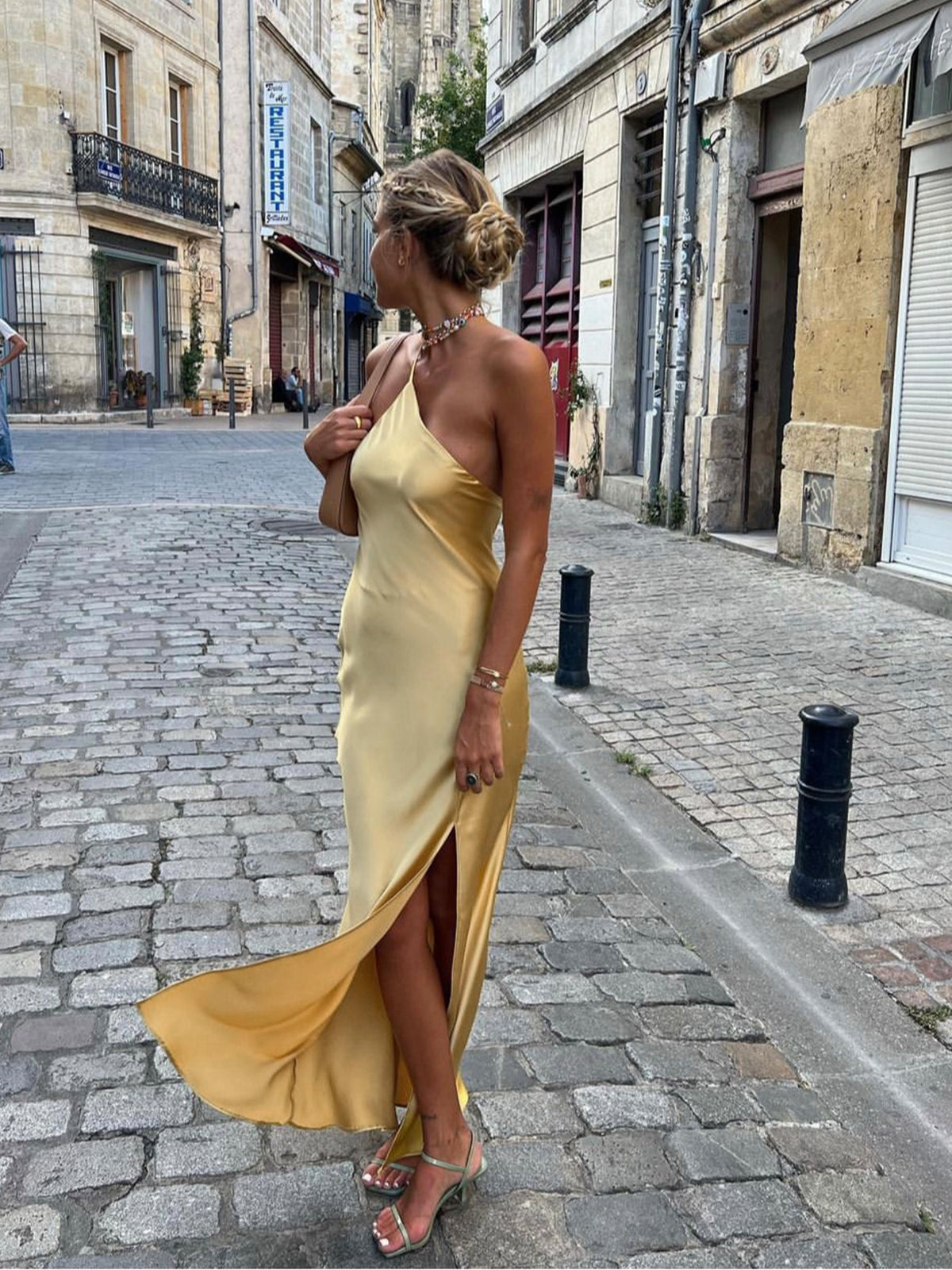 Dames Zomerjurk Maxi Open Rug Florence Stijl - StudioMarella