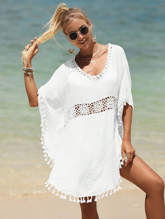 Dames Zomerjurk Mini Strandjurk met Ruffles - StudioMarella