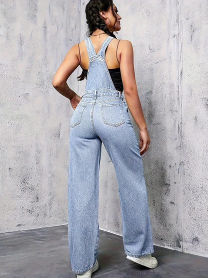 Dames Mouwloze Spijkeroverall - Erah