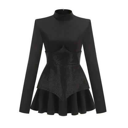 Dames Pailletten Mini Cocktail Jurk - Hannah