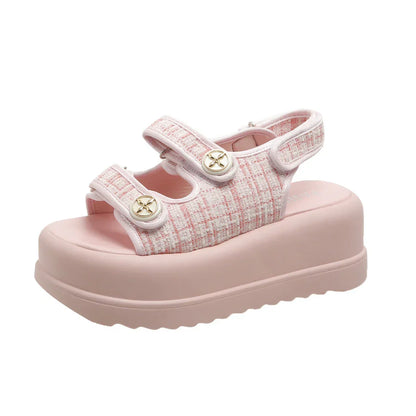 Dames Sandalen Met Hoge Hak en Riemen