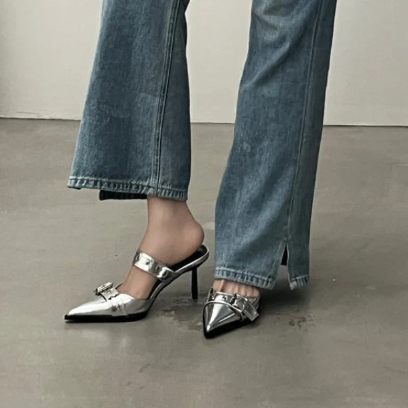 Vrouwen Pumps Lage Hak Elegante Stijl