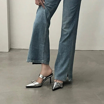 Vrouwen Pumps Lage Hak Elegante Stijl