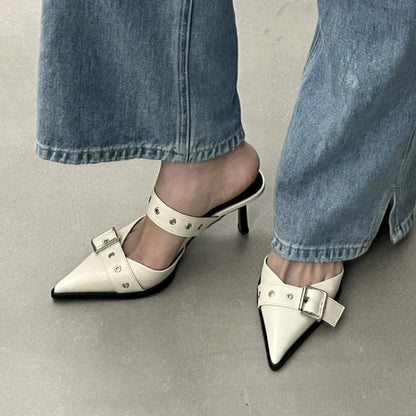 Vrouwen Pumps Lage Hak Elegante Stijl