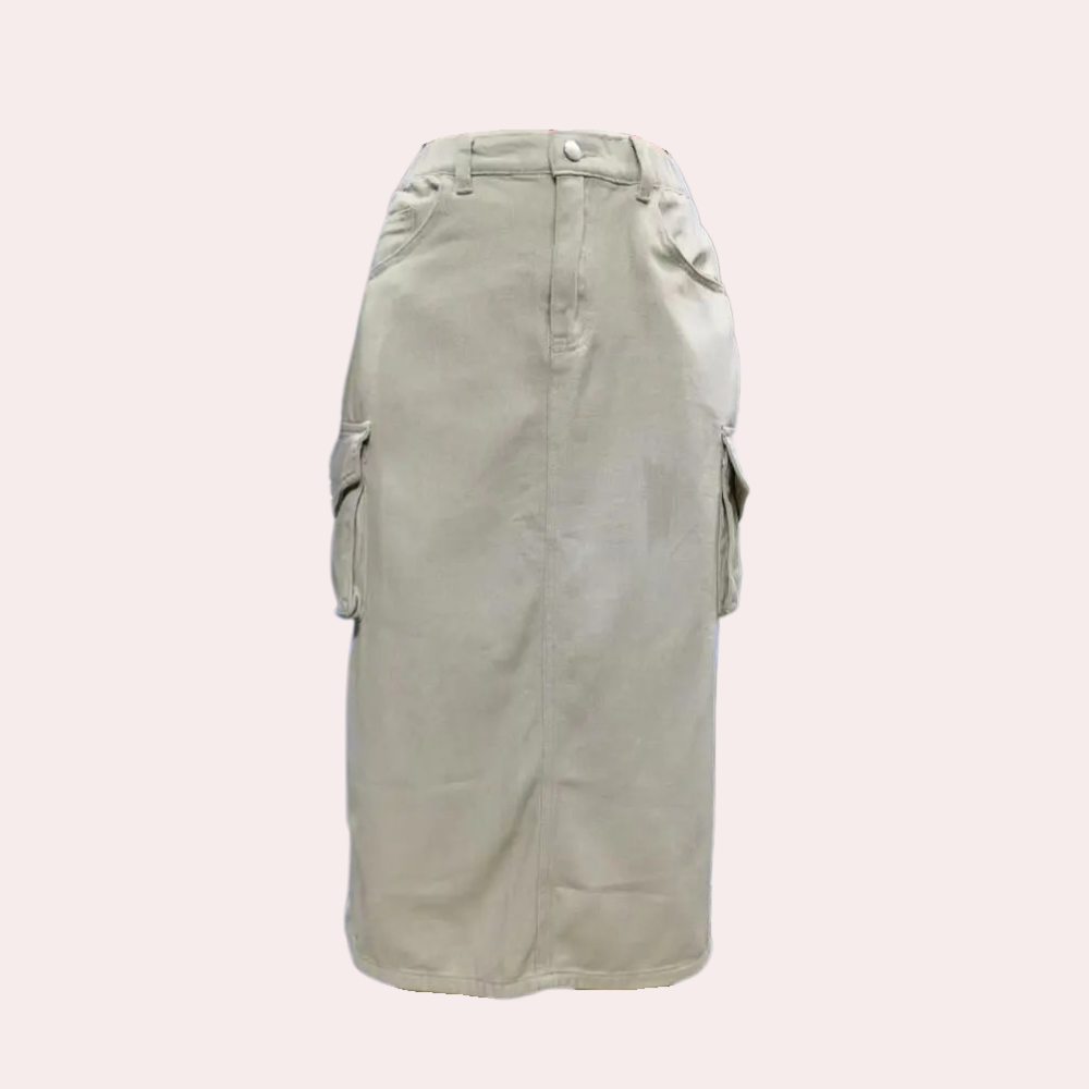 Dames Cargo Rok Zwart Retro Look - StudioMarella